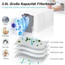 UPUPDAY Accesorios Recambios para Roborock S8 MaxV Ultra /S8 Max Ultra, 2 Cepillo Principale, 4 Filtros, 6 Bolsas de Polvo, 4 Mopas, 4 Mopas Laterales, 1 Cepillo de Autolimpieza, 6 Cepillo Laterale - 6