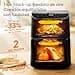 Cosori Turbo Tower Freidora de Aire Grande 10,8 Litro-True Metal-Ahorra de Espacio-2630W y Más Rápida-Vertical Doble Cesta Air Fryer-6 Funciones-Nutrición Equilibrada-Máx 12 Personas-Limpiable - 2