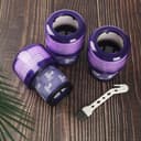 3 Piezas Filtro para Dyson V11,Filtro para Dyson V15 V11 SV14 SV17SV22 Detect Animal Absolute Extra Pro Torque Drive Vacuum,Con un cepillo de limpieza，Reemplazo de filtro de aspiradora #970013-02 - 5