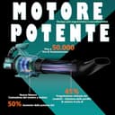 Olubfdh 21V Soffiatore a Batteria 255Km/h 1070m³/h, Max 38000RPM, 3 Velocità con 2 batterie 4000 mAh e caricabatterie Display LCD per Foglie Giardino, Trucioli Legno, Pulizia del Cortil (Blu) - 3