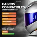 Everalo Visera compatible con Shoei Nxr 2 - Z8 - Xspr Pro - X15 - Cwr F2 (Azul Electrico) - 2