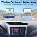 ATOTOZONE A5L Autoradio 2 Din Android, 7" Stereo auto bluetooth con schermo, 2G+32G, CarPlay Android Auto Wireless, Tethering via WiFi/BT/USB, MirrorLink, 24B-EQ DSP, FM/RDS/GPS/SWC,Chat AI - 4