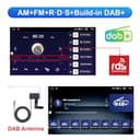 Android 12 Autoradio mit Navi 10.1 Zoll Bildschirm Eingebaut DAB+ Android Auto & Wireless Carplay Doppel Din Radio Auto Radio Touch Display mit Bluetooth 8 Core 2G+32G Rom WiFi 4G GPS AM/FM RDS 2din - 4