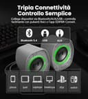 Edifier G1000 II Casse per Computer Gaming, Driver Full-Range da 2,5 Pollici con Bassi Potenziati, Bluetooth 5.4 via USB-C/AUX, 9 Modalità RGB Dinamiche, Compatte per PC/PS5/Switch (Nero) - 6