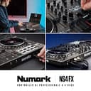 Numark NS4FX Console DJ a 4 Canali, Con Jog Wheel Touch a Display, Pad Performance, Effetti, Uscite Booth e Main e Serato DJ Lite Incluso - 7