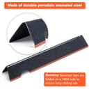 Denmay Flavorizer Bars 66032 y deflectores de calor 66040 para Weber Genesis II E-310, II E-330, II E-335, II S-335, II LX S/E-340 (2017 y posteriores), placas calefactoras de piezas de repuesto para - 3