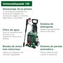 Bosch limpiadora de Alta presión UniversalAquatak 135 (1900 W, presión: 135 Bar, caudal máx.: 410 l/h, en Caja) - 3