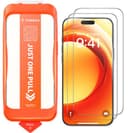 TORRAS Precision-Fit for iPhone 17 Pro Screen Protector[12FT Military Grade Shatterproof]UNBREAK TOP 9H+ Glass Screen Protector for iPhone 17 Pro Tempered Glass,Longest Durable,OneStep Install,2 Pack - 1