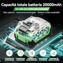 Soffiatore a Batteria Con Motore Brushless: 200km/h Soffiatore per Foglie Con Batteria 4000mAh,spinta fino a 1300G,45000rmp Motore brushless ad alta velocità,Adatto per la Manutenzione - 5