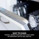 Ninja Double Stack Air Fryer, Vertical Dual Drawer Air Fryer with 4 cooking levels, 2 Drawers and 2 Racks, Space Saving Design, 7.6L Capacity, 6 Cooking Functions, 6 Portions, Black SL300UK - 14