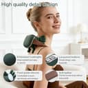 4D NackenmassagegeräT Kabellos, Massagegerät Nacken Schulter, 3 Massagegrade & 2 Temperaturstufen, NackenmassagegeräT Mit WäRme, für Zuhause, BüRo, Reisen, Entspannen Sie Muskeln, Lindern MüDigkeit - 3