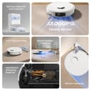 dreame D20 Pro Plus Robot Vacuum, 13,000Pa Suction, DuoBrush for Pet Hair, Corner Cleaning, Self-Emptying, LDS Navigation & Laser Avoidance, 2-in-1 Vacuum&Mop, Hard Floors&Carpets, 5,200mAh Battery - 10