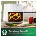 Philips Airfryer Serie 5000 XXL, 7,2L (1,4Kg) - 6 porzioni, Friggitrice ad Aria 16-in-1, connessione Wifi, 90% di grassi in meno con Tecnologia Rapid Air, app HomeID. Bianco(HD9285/00) - 7