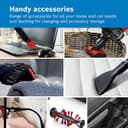 Bosch Unlimited 7 BCS71PETGB ProAnimal MultiUse Lightweight Cordless Vacuum Cleaner with Flex Tube and Pet Accessories, 1 Battery, 40 minutes runtime - Tornado Red - 12