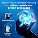 Oral-B iO Series 3 Plus Edition Elektrische Zahnbürste — Electric Toothbrush, Inkl. 3 Aufsteckbürsten, 3 Putzmodi für Zahnpflege — Designed by Braun, GUT GETESTET von STIFTUNG WARENTEST, Schwarz - 15