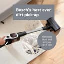 Bosch Unlimited 9 Cordless Vacuum Cleaner, 60-Minute Runtime, 3.0 Ah Battery Pack, MicroClean Technology, Easy Empty Dust Box, LED Lights, White, BBS931WGB - 4