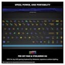 MSI Stealth 18 AI Studio Gaming Laptop, Intel Ultra 9-185H, 64GB DDR5 RAM, 1 TB PCle SSD, 18" QHD+ (2560x1600) 240Hz, Nvidia G-Force RTX 4080, Tastiera retroilluminata, W11 Home - 5