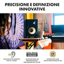 M-AUDIO Forty Sixty - Cassa Monitor da Studio Attiva da 6.5" per la Produzione e il Mixing, con Accurato Crossover DSP, EQ, App di Controllo e Bluetooth, 100W - 4