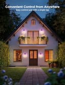 Govee Outdoor Wall Lights RGBIC, 1500LM Smart LED Wall Light with 45 Scene Modes, IP65 Waterproof for Outside Light, DIY Lighting Effects, Works with Alexa, Google Assistant and Matter, 2 Packs - 7