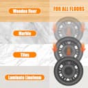 4 Wischtücher mit 2 Ersatzhalterung Zubehör für Dreame L20 Ultra/L10s Ultra Gen2/L10s Pro Ultra Heat/X30 Ultra/X40 Ultra/X40 Master/L40 Ultra – Mopptücher & Halter, Roboter Staubsauger Ersatzteile - 4