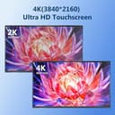 YIXZSWD 75 Pulgadas Smartboard 4K Pizarra Digital Interactiva, UHD Pantalla Táctil Whiteboard con Cámara y Micrófono, 8GB+128GB, Soperta WiFi/Bluetooth/HDMI/USB, para Aula, Hogar, Oficina y Enseñanza - 3