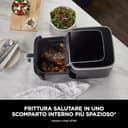 Ninja Friggitrice ad Aria MAX, 6.2L Digitale, 5 in 1, Antiaderente, Cottura Senza Olio, per Arrostire, Cuocere al Forno, Formato Famiglia, Cestello e Piastra Lavabili in Lavastoviglie, Grigio AF180EU - 11