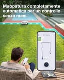 ECOVACS GOAT G1-800 robot tagliaerba 800mq senza filo perimetrale, Rasaerba robot con mappatura automatica, posizionamento Banda Ultra Larga+Vision+GPS, gestione di 16 zone, pendenza fino al 45% - 4