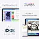 Apple MacBook Air 15'' con chip M5: progettato per l’AI, display Liquid Retina da 15,3'', 16GB di memoria unificata, 512 GB di archiviazione SSD, 10 CPU, 10 GPU, Wi Fi 7 – Mezzanotte - 5