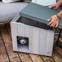 Ferplast Caseta para Exteriores, Caseta para Perros Argo 50 de Madera FSC con Pintura no Tóxica, Resistente a los Rayos U.V. - 4