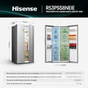 Hisense RS3P558NEIE - Frigorífico Americano Side By Side, 544L, 178.6cm, Interior Renovado, Enfriamiento Rápido, Tecnología Inverter, Alarma de Puerta Abierta, Balconera XXL, Gran Cajón - 2