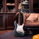 MAX GigKit guitarra eléctrica 4/4 con amplificador 40W, funda, púas, afinador y cable – Set completo para principiantes jóvenes y adultos – Color Petrol - 7