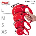flexi® Classic L Cinta 8 m roja, correa extensible para perros hasta máx. 50 kg - 6