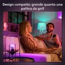 Philips Hue White and Color Ambiance Luster, Lampadina Sferica Smart, Luce Bianca o Colorata, 5.1W, Dimmerabile, Bianco, confezione da 2 - 6