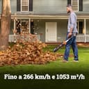 WORX Nitro WG585E.9 soffiatore a batteria da 40 V (2 x 20 V), motore brushless, tre velocità e modalità turbo, velocità dell'aria 266 km/h, leggero e compatto, senza batteria e caricatore - 10