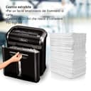 Fellowes distruggi documenti a frammento 79Ci, 16 fogli, per piccolo ufficio, da 1 a 3 utenti, cestino da 23 litri, distruggidocumenti con tecnologia Safesense e anti inceppamento, nero - 5