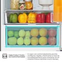 Hisense RB440N4ACD - Frigorífico Combi, Capacidad 336 L con 2metros Alto, Cajón Verduras, 4 Estrellas Congelador, Puerta Reversible, Silencioso 36dB, Inox - 9