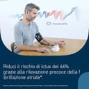 OMRON X4 Connect AFib, Misuratore di pressione arteriosa, Misuratore di pressione da braccio progettato per monitorare ipertensione, Clinicamente validato per rilevamento della Fibrillazione Atriale - 2