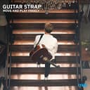 MAX SoloJam Westerngitarre, Akustik Gitarre Set, Acoustic Guitar, Akustikgitarre 4/4 mit Tasche, Plektrum, Stimmgerät, Schultergurt und Stahlsaiten, Anfängergitarre in Braun - 8