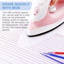 Rotulador Textil, Rotuladores Tela, Para Telas En 4 Colores Diferentes, Boli tela borrable plancha, Marcadores de Costura Borrables con Calor, Incluye Bolígrafos Vacíos y Recargas (24) - 4