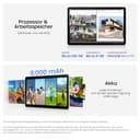 Samsung Galaxy Tab S10 Lite AI Tablet, Android Tablet, 6 GB RAM, 128 GB Speicher, 27,7 cm/10,9" Display mit 90 Hz, Inkl. S Pen, Wi-Fi, Grey, 3 Jahre Herstellergarantie [Exklusiv auf Amazon] - 4