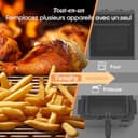COSORI Friggitrice ad Aria 10 Litri, 7 in 1 Dual Blaze TwinFry con Doppio Cestello 5L & 5L e Separatore Rimovibile, 2800W Air Fryer WiFi con Doppia Resistenza, 35-240℃, 70 Ricette Online, Bianco - 7
