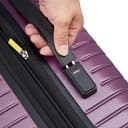 DELSEY PARIS Cruise 3.0 Hardside Valigia Espandibile con Ruote Spinner, prugna, Checked-Medium 24 Inch, Cruise 3.0 Hardside Valigia Espandibile Con Ruote Spinner - 10