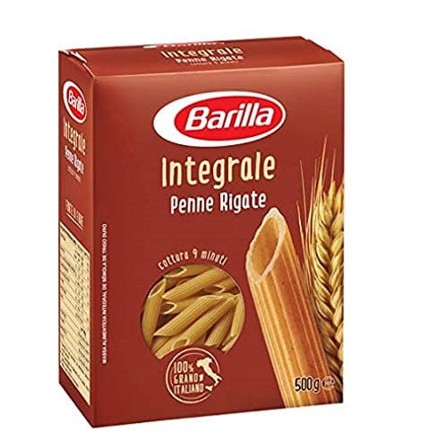 Pasta Barilla Penne rigate integrali wholemeal Italian Pasta 500 g