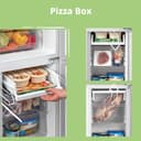 COMFEE' RCB169WH2(E) Frigorifero Combinato, 174L, Basso Gelo, Frigorifero Congelatore, Altezza 150 cm, Bassa Rumorosità 39 dB, Luce LED, Temperatura Regolabile, Bianco - 3