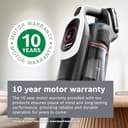 Bosch Unlimited 9 Cordless Vacuum Cleaner, 60-Minute Runtime, 3.0 Ah Battery Pack, MicroClean Technology, Easy Empty Dust Box, LED Lights, White, BBS931WGB - 12