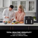 Ninja Foodi Dual Zone Digital Air Fryer, 2 Drawers, 7.6L, 6-in-1, Uses No Oil, Air Fry, Max Crisp, Roast, Bake, Reheat, Dehydrate, Cooks 4-6 Portions, Non-Stick, Dishwasher Safe Baskets, Black AF300UK - 10