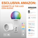 OSRAM SMART+ RGBW, lampada LED E27 con Matter over Wifi, appositamente progettata per ALEXA, sostituisce 100W, 2700-6500K, 16 milioni di colori RGB, confezione da 1 (non compatibile con app SMART+) - 2