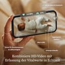 Owlet Dream Duo – Smartes Babyphone mit App | Sensorbasierte Babyüberwachung mit Dream Sock®, 2K HD Kamera, Schlaftracking & Echtzeit-Benachrichtigungen | WLAN | Dusty Rose - 5