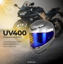 Everalo Visiera Compatibile con Shoei Nxr 2 - Z8 - Xspr Pro - X15 - Cwr F2 – Visiere Casco Pinlock Ready (Blu Elettro) - 10