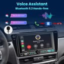 Alondy Autoradio 2 DIN con schermo da 6,8", compatibile con Wireless Apple CarPlay/Android Auto Bluetooth Type-C USB 2.1A ricarica rapida telecamera posteriore AM/FM/RDS radio DSP - 5